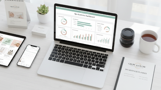 Essential tools and guides for spa professionals to enhance business growth and marketing.
